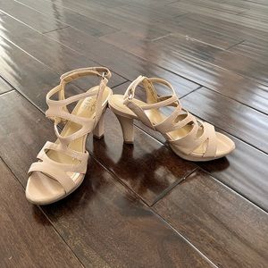 Women’s Nude Strappy Heels